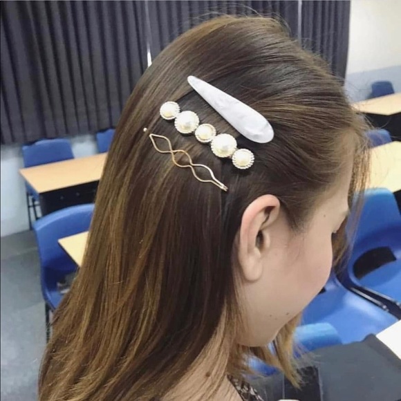 Chic Tortoise Faux Pearl Hair Pin Set - Picture 5 of 8